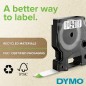 DYMO -Labelling Tape COMPATIBLE Black on Clear 12mm