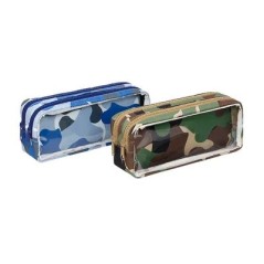 VIQ - Pencil Case DOUBLE CAMO 2 ZIP