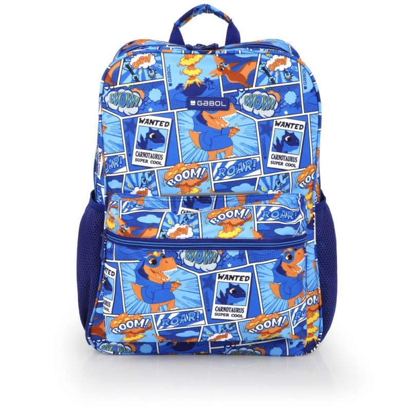 GBL - Backpack DINO Blue 2 Comp-