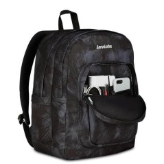INVICTA - Backpack JELEK Brushed Black 2 Comp-