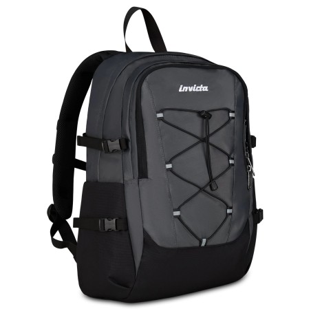 INVICTA - Backpack ACT PLUS Iron Gate Grey 2 Comp-