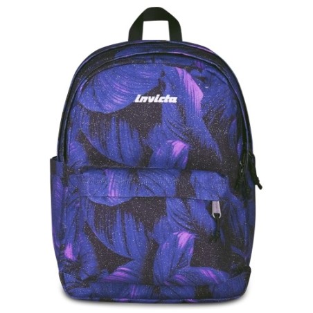 INVICTA - Backpack LAB Shine Purple Leaves 2 Comp