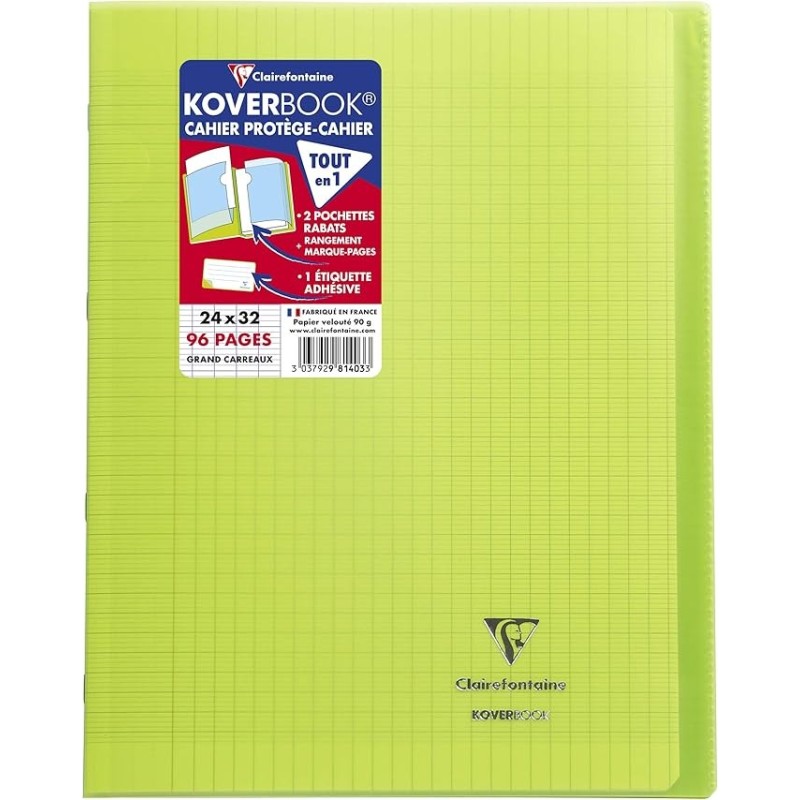 CFR - Copybook Seyes 24x32 Green 96pgs
