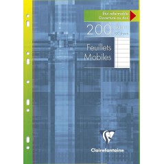 CFR - A4 Single Sheet Perforated Lined White x50