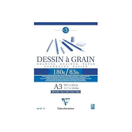 CFR - Drawing Pad A3 180grs 30 Sheets