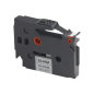 Uprint - Compatible Labelling Tape Black On White 9mm