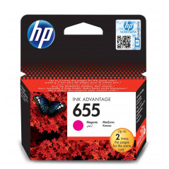 HP 655 Magenta Original Ink Advantage Cartridge (CZ111AE)
