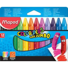 Maped Jumbo Maxi Soft Wax Pencil X12