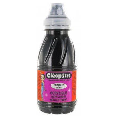 Cleopatre acrylic paint 250ml black