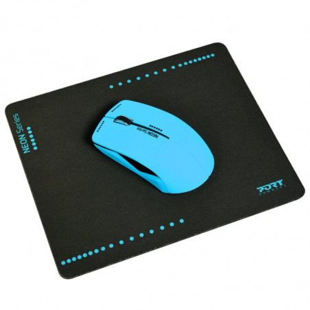 NEON - Port Connect Mouse Wireless and Mousepad