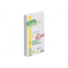 Gpv - DL Green. Eco White Envelopes x50+10