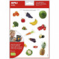 APLI - Stickers Vegetables & Fruits x36