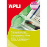 APLI - Paper Transparencies A4, 210 x 297mm, 20 Sheets