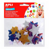 Apli - Foam Glitter Stars Adhesives