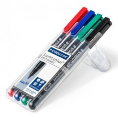 Pack X4 Permanent Marker Ass Color 1Mm