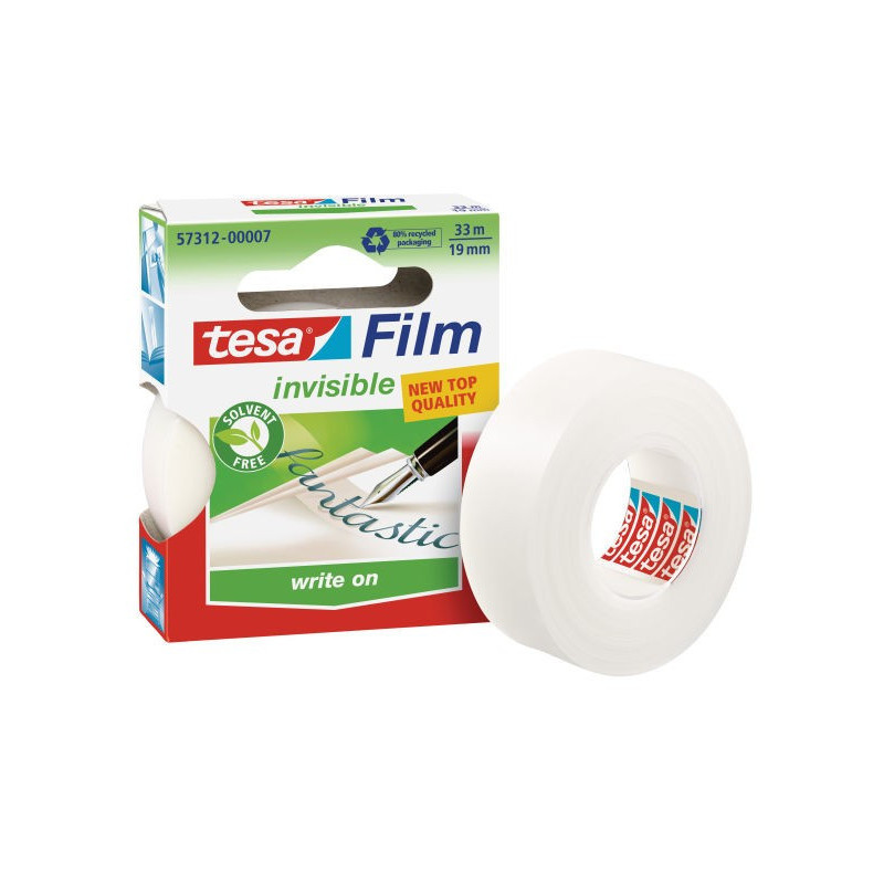 Tesafilm Invisible - Office tape, 19 mm x 33 m