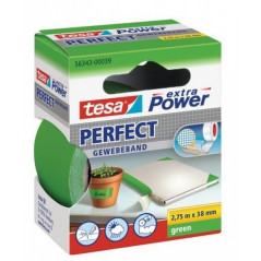 Tesa Extra Power Perfect - Cloth Tape 38 mm x 2.75 m - Green