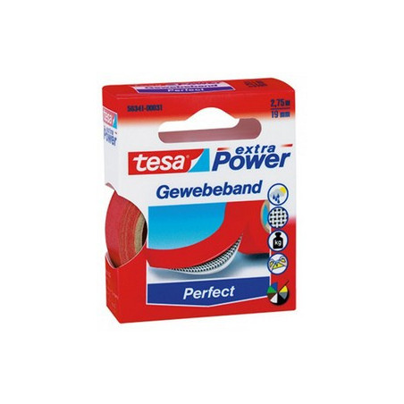 Tesa - Extra Power Perfect - Cloth Tape 19 mm x 2.75 m - Red