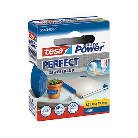 Tesa Extra Power Perfect Cloth Tape 19 mm x 2.75 m - Blue