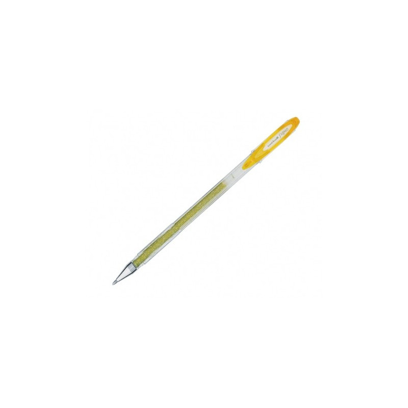 Uni-ball Signo - Rollerball pen, glitter GOLD