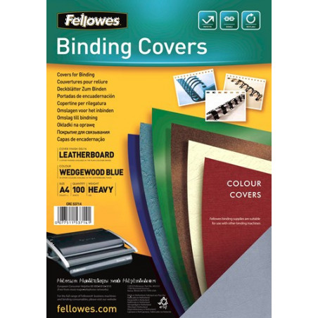 Fellowes Binding Covers A4 Wedgewood blue - Pack 100