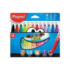 Maped Color'Peps Maxi - Fibre-tip pen, non-permanent