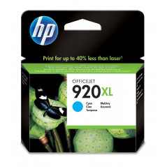 HP 920XL High Yield Cyan Original Ink Cartridge (CD972AN)