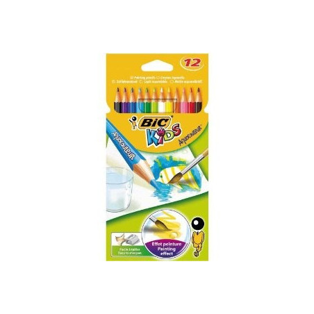 BIC - Aquacouleurs Colour Pencil 12pcs