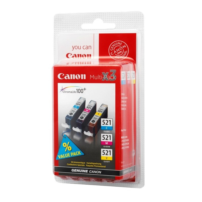 Canon CLI-521 C/M/Y ink cartridge Cyan, Magenta, Yellow