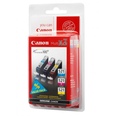 Canon CLI-521 C M Y ink cartridge Cyan, Magenta, Yellow