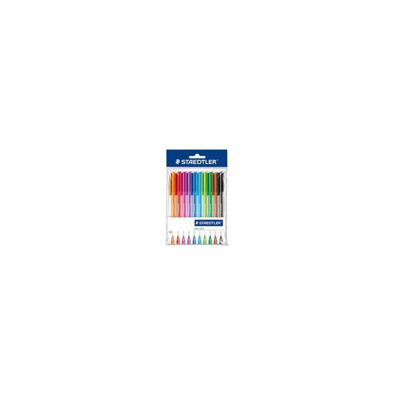 STAEDTLER ball 432 - Ballpoint pen, assorted colours