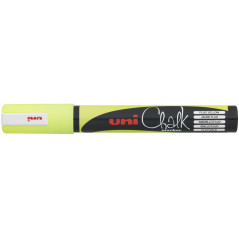 Uniball Chalk PWE-5M - Marker, non-permanent YELLOW FLUO