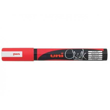 Uniball Chalk PWE-5M - Marker, non-permanent RED