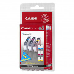 Canon CLI-8 C M Y Colour Ink Cartridge Multipack