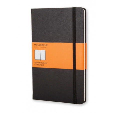 Moleskine Classic Pocket - Soft Notebook, 90 x 140 mm - BLACK - Ruled