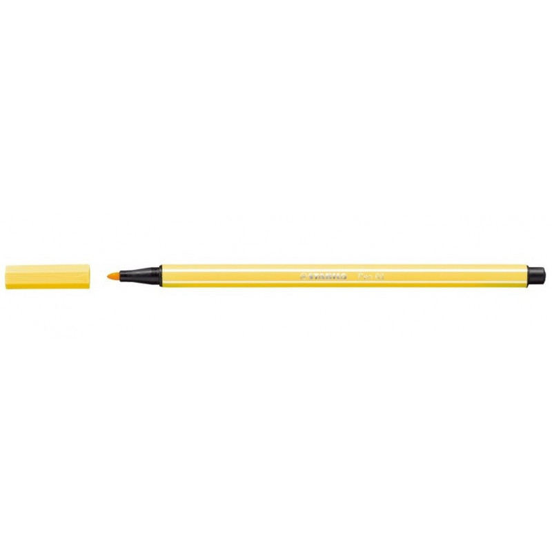 Stabilo Pen 68 Fibre Ip Pen Yellow 1 mm