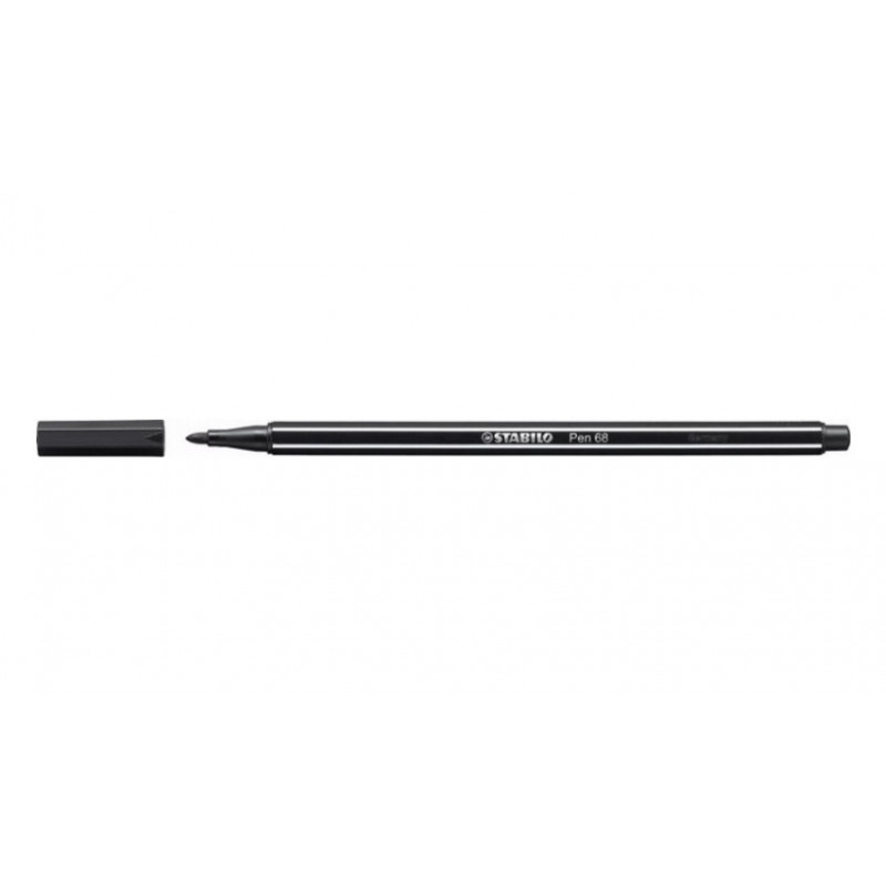 Stabilo Pen 68 Fibre Ip Pen Black 1 mm