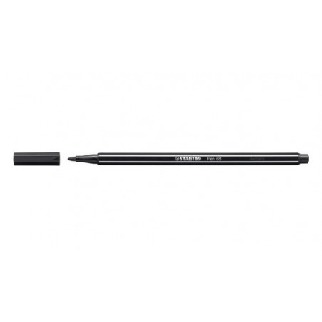 Stabilo Pen 68 Fibre Ip Pen Black 1 mm