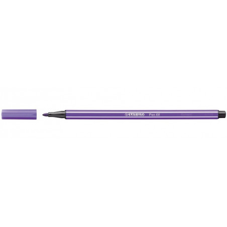 Stabilo Pen 68 Fibre Ip Pen Violet  1 mm