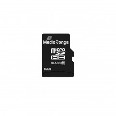 MediaRange - Memory Card 16GB - with SD Adaptor