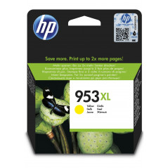 HP 953XL High Yield Yellow Original Ink Cartridge (F6U18AE)