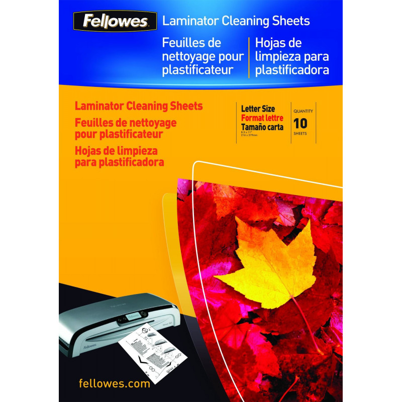 FELLOWES - A4 Cleaning & Carrier Sheets 10 Pack
