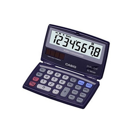 Casio SL-100VER calculator Pocket Display Blue