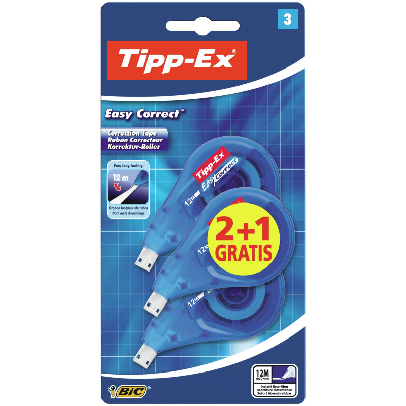 Tipp-Ex Easy Correct 12m - 2+1 Free