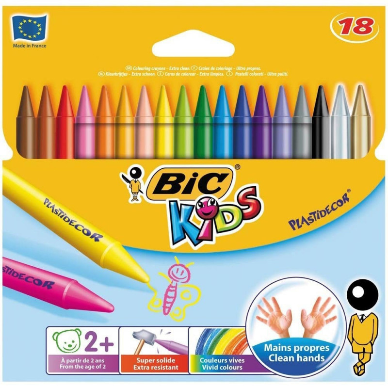 BIC - Kids Plastidecor Pencil x18