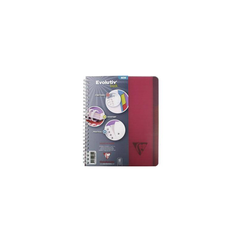 CLAIREFONTAINE - Wire Bound Subject Notebook