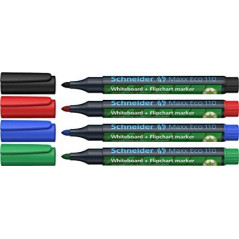 Schneider Maxx Eco 110 - Pack of markers, for flip chart, whiteboard